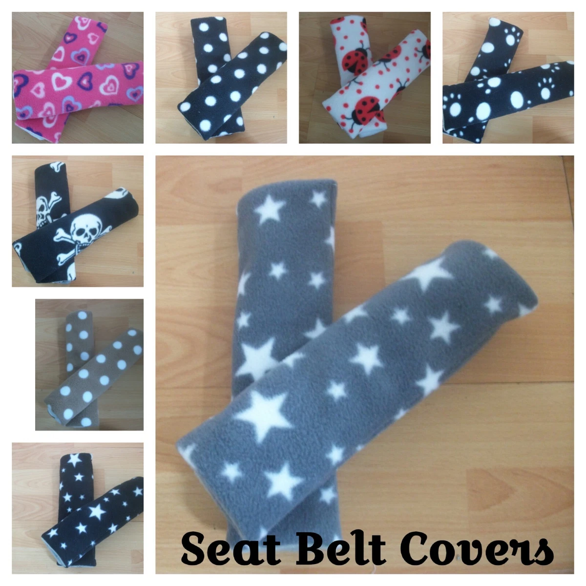 Fleece seat sale belt covers