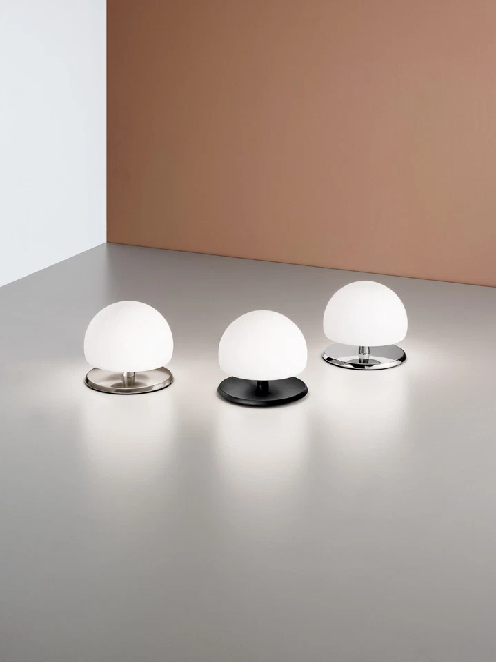 Fabas Luce LED Lampada Tavolo Morgana 1flg. G9 3570-30-178 Nichel Matt Bianco - Immagine 3 di 4