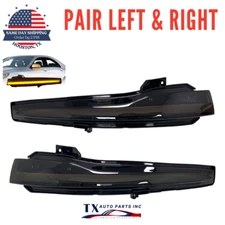 For Mercedes W205 W222 X253 W167 PAIR Mirror Turn Signal Lamp Light Smoked
