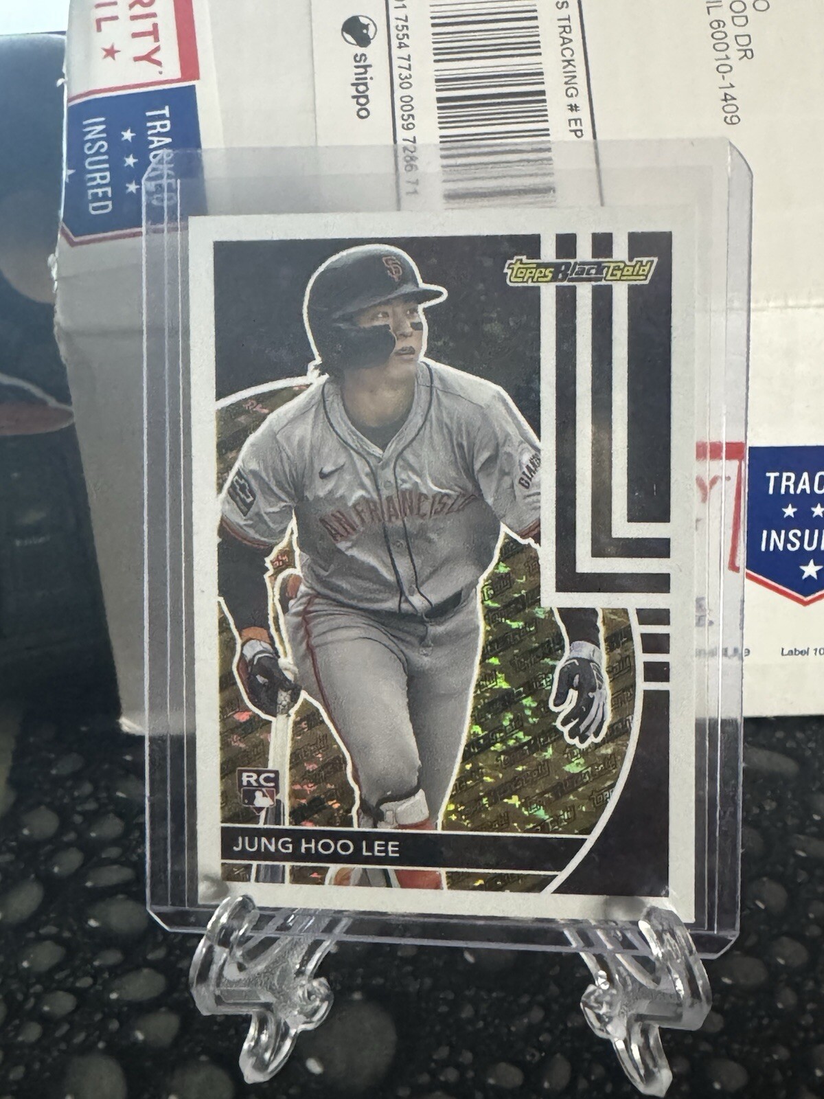 2024 Topps Update Series Jung Hoo Lee #BG-19 Topps Black Gold RC Rookie Giants