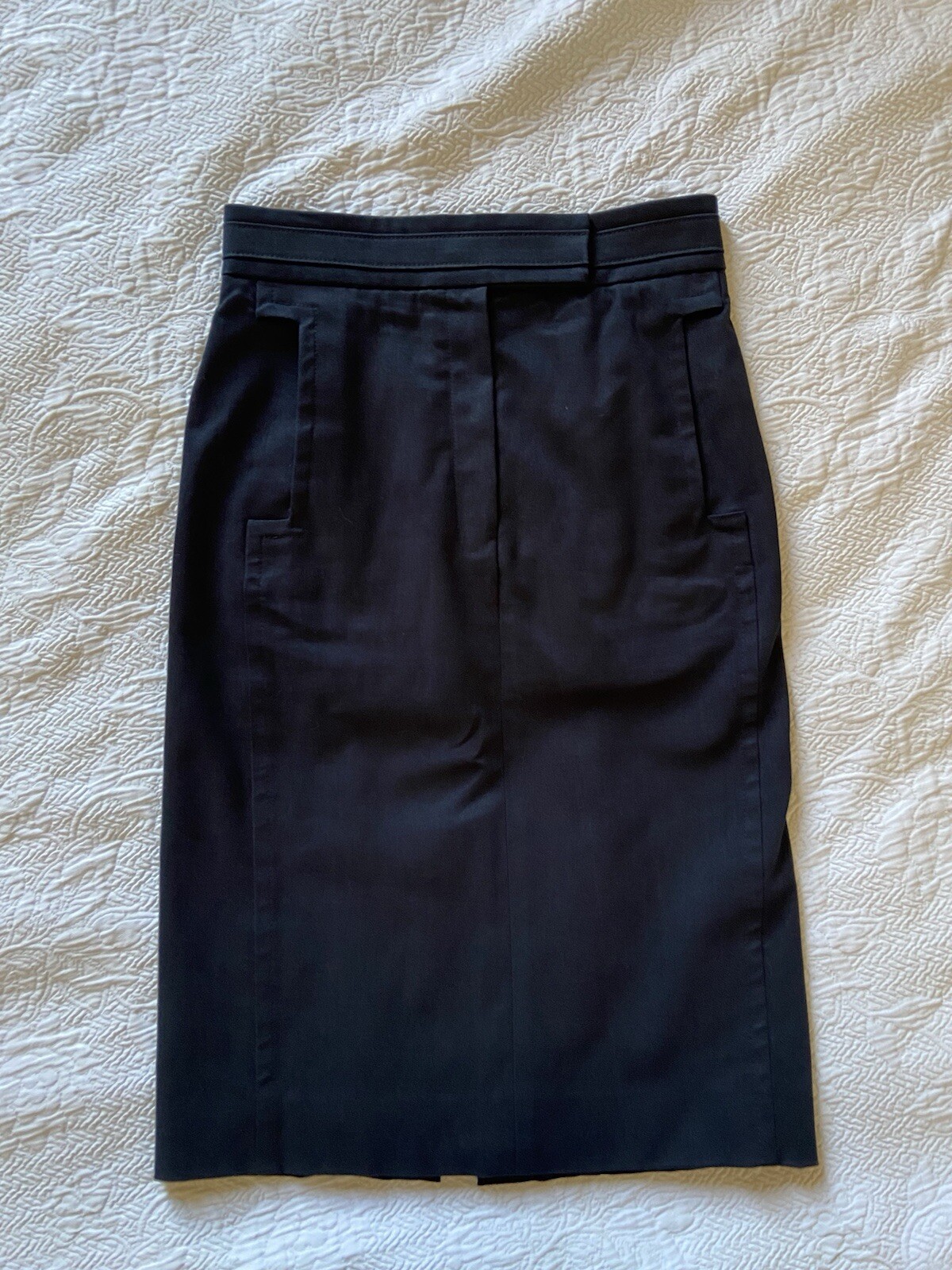 Yves saint Laurent Tom Ford Fall Winter 2003 Black Pencil Skirt