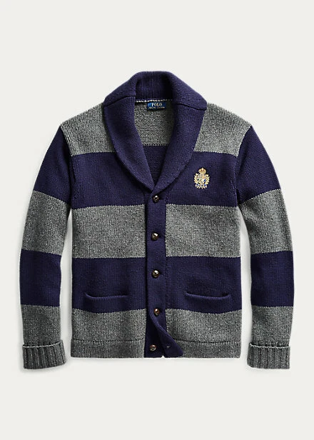 Polo ralph lauren hotsell merino wool shawl cardigan