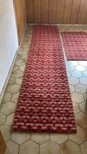 3 Teppiche Teppichläufer rot