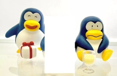 Papipu Penguins Figure Collection All 2 Types (Set of 2) (Gacha