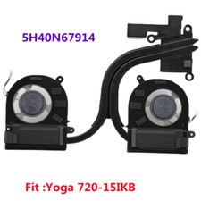 CPU Cooling Fan Cooler For Lenovo ideapad Yoga 720-15IKB Laptop 5H40N67914