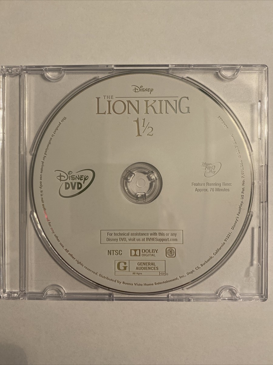 The Lion King 11 2 Disc 1 Lion King: 1 1/2 [DVD] [2004] [Region 1] [US