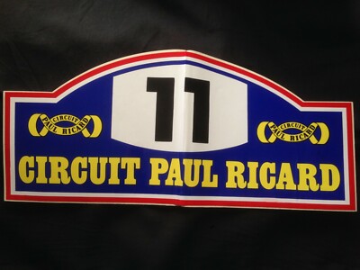 Autocollant Vintage Circuit Paul Ricard – Sticker Rétro H2