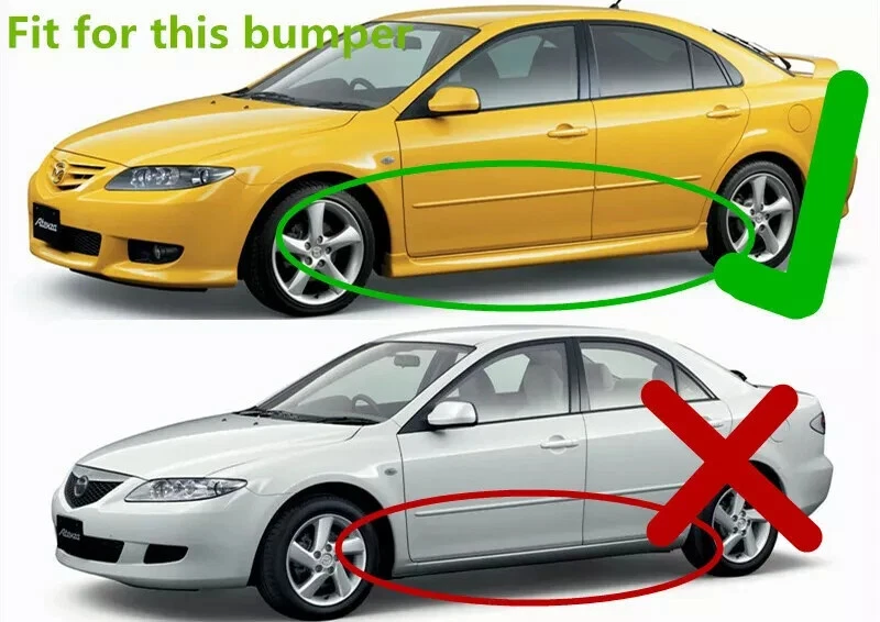 Conjunto genuíno de protetores contra respingos para lama para 2003-2007 Mazda 6 S Sport / MazdaSpeed - Imagem 3 de 4