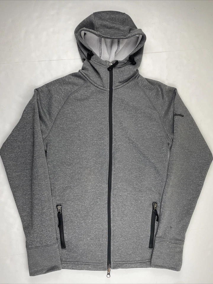 Толстовка с капюшоном женская на молнии Columbia Golf размер S серая полиэстер легкая - Изображение 2 из 4