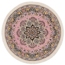 Nain 9la Ø:84 CM Annodato a Mano Perserteppich-Fine, Oriente, Carpet, Rotondo,