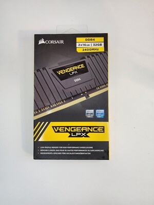 CORSAIR Vengeance LPX 32GB (2x16GB) DDR4 2400MHz RAM CMK32GX4M2A2400C16