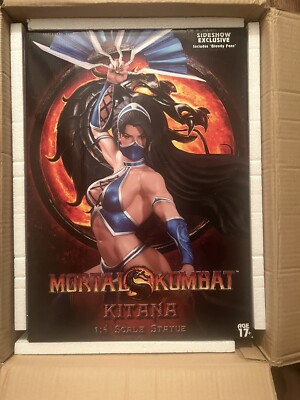SIDESHOW MORTAL KOMBAT KITANA 1/4 SCALE STATUE EXCLUSIVE VERSION SUPER RARE #45