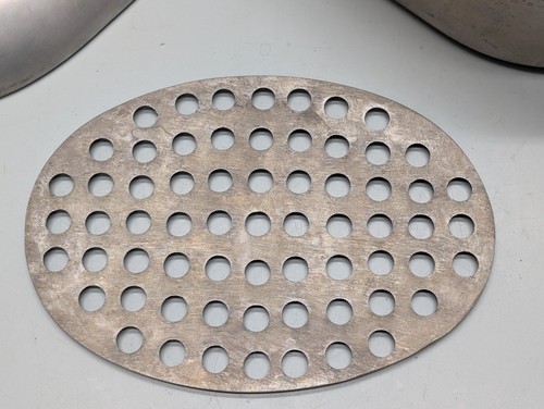 WagnerWare Sidney -0- Magnalite 8 qt Oval Roaster 4265-P, cast trivet and lid - Picture 6 of 10