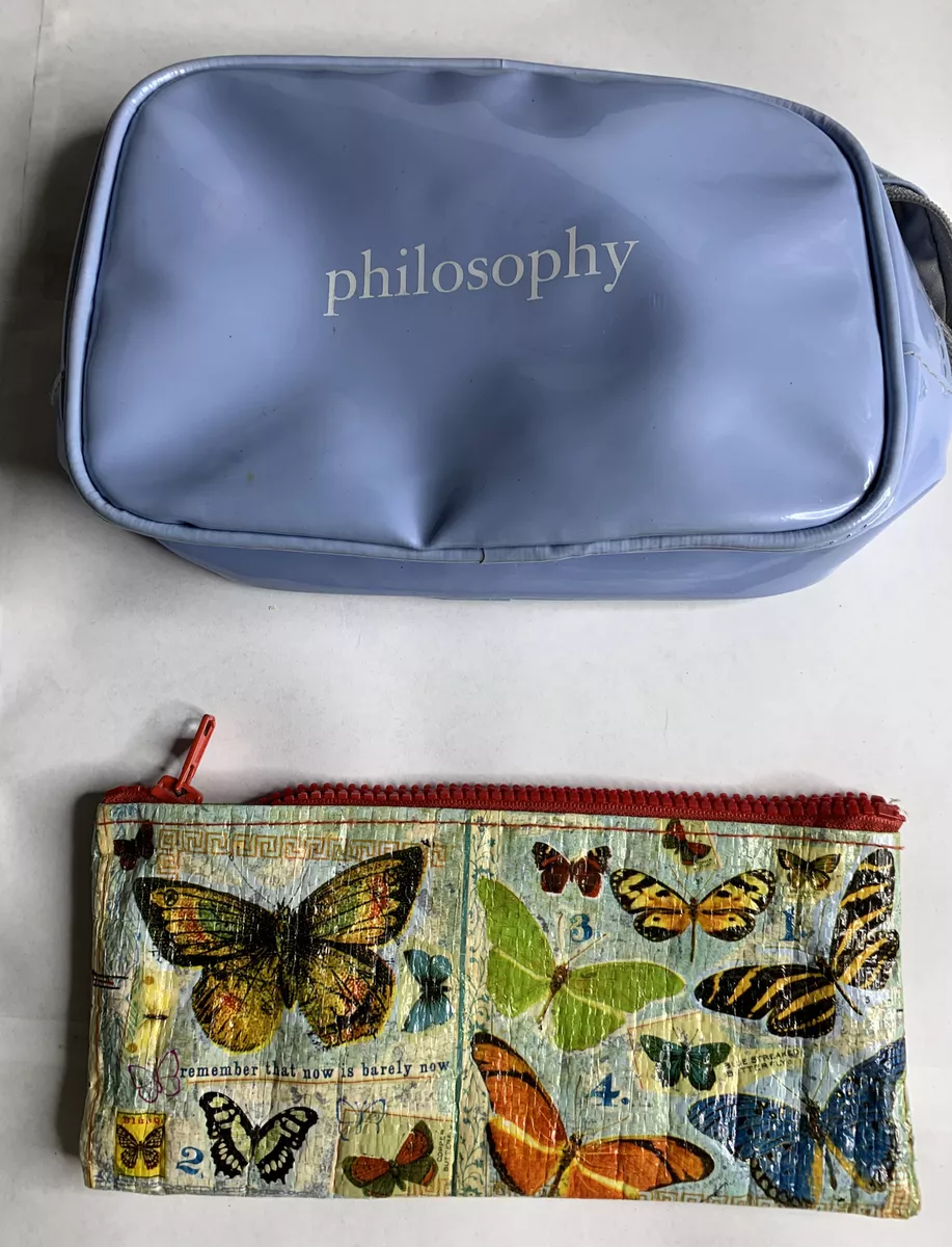 fortvivlelse violet Lavet til at huske Philosophy Cosmetic Bag Butterfly Pouch Multicolor Makeup Travel Accessories  Lot | eBay
