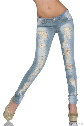 Women Jeans Skinny Straight Stretchable 