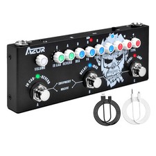 AZOR Multi-Effects Chorus Phaser Delay Reverb EffectPedal Guitar Accessories USB