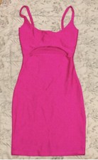 Fashion Nova Mini Dress- Neon Pink