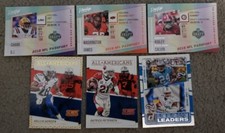 Lot of 6 NFL Inserts, D.J. Chark, James Washington & Calvin Ridley RCs, Peterson