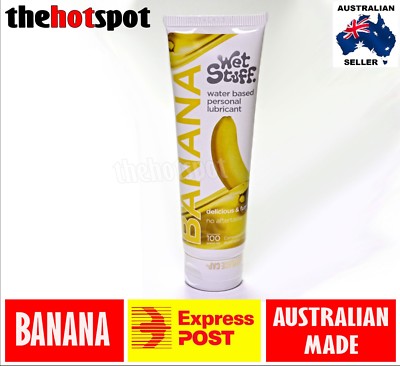 Wet Stuff BANANA Flavoured Lube Sex Toy* Water Based Personal Lubricant Tube | eBay Wet Stuff BANANA Flavoured Lube Sex Toy* Water Based Personal Lubricant Tube | eBay