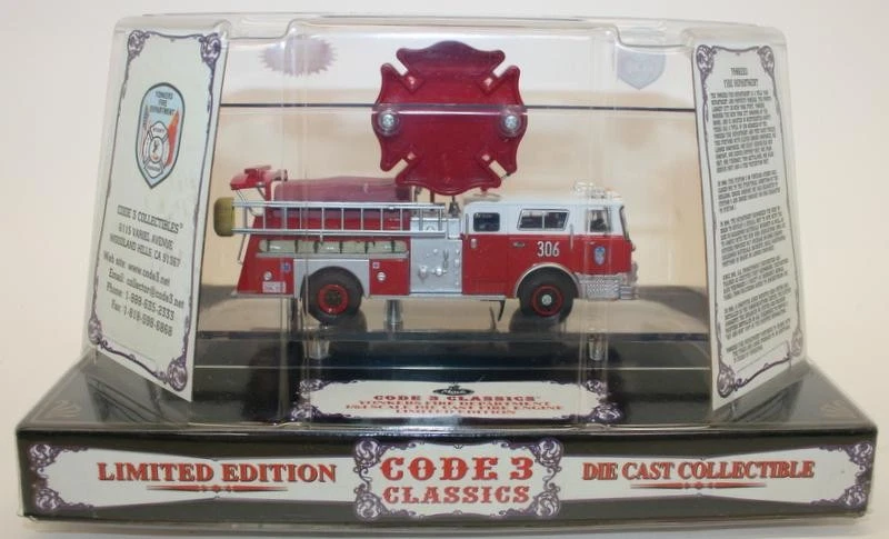 Code 3 Classics 1/64 Scale Model mack Fire Engine 12371 Yonkers New York - Image 2 of 2