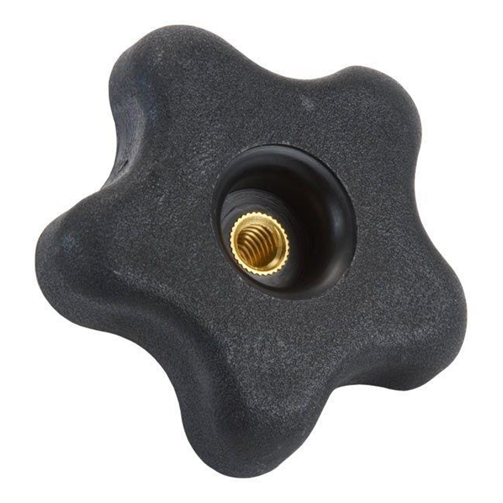 WOODRIVER Knob Five Star with Through Hole 1/4"-20 Insert