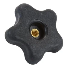 WOODRIVER Knob Five Star with Through Hole 1/4"-20 Insert