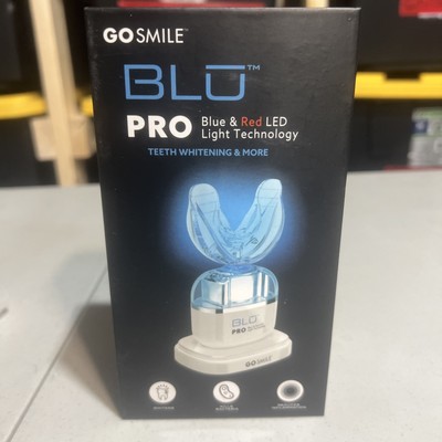 Go Smile Blu Professional Sonic Blue Toothbrush Teeth Whitening Kit NOB G