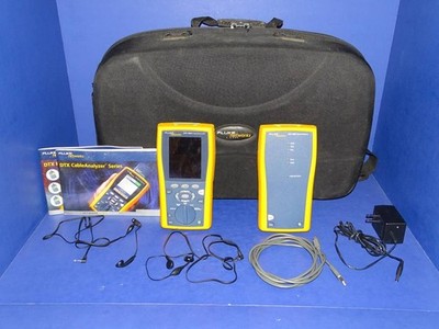 Fluke Networks DTX-1800 CableAnalyzer and DTX-1800 Smart Remote WITH Huge Case