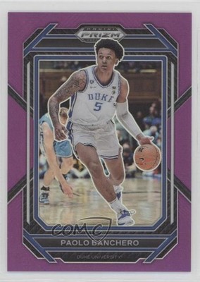 2023-24 Panini Prizm Draft Picks Purple Prizm 22/75 Paolo Banchero #74 x3y