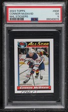 2023 Topps NHL Sticker Collection Connor McDavid #608 card