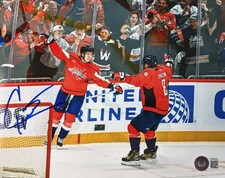 Cole Hutson Signed 1st NHL Goal 8x10 photo Capital BAS Rookie Autograph COA