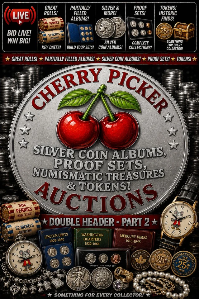 Cherry Picker Auctions -Double Header-Part 2-08/09/26