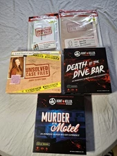 Murder Mystery Game Lot Of 5, Hunt A Killer, Unsolved Case File