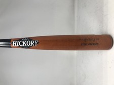 New Other Old Hickory J7H Custom Steel Pressed Maple Wood Bat 34"  Blk/Br