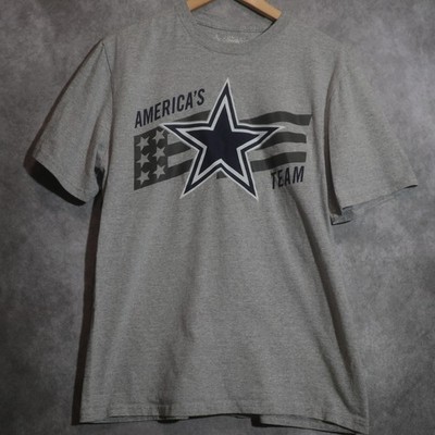 Dallas Cowboys America's Team Graphic T-Shirt Gray