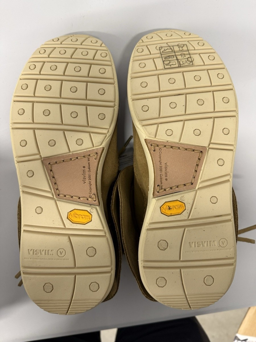 NWT Visvim FBT Lhamo Folk Sand Sneaker 8M New   w/ Tags and Box Low Trainer NWT Visvim FBT Lhamo Folk Sand Sneaker 8.5m New w/ Tags and  main image 3