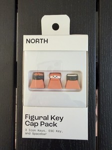 NORTH Figural Keycap Pack 3 Icon Keys ESC & Spacebar for MX Mechanical KB