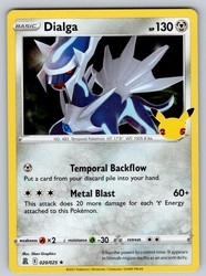 Dialga 020/025 Celebrations Holo Rare