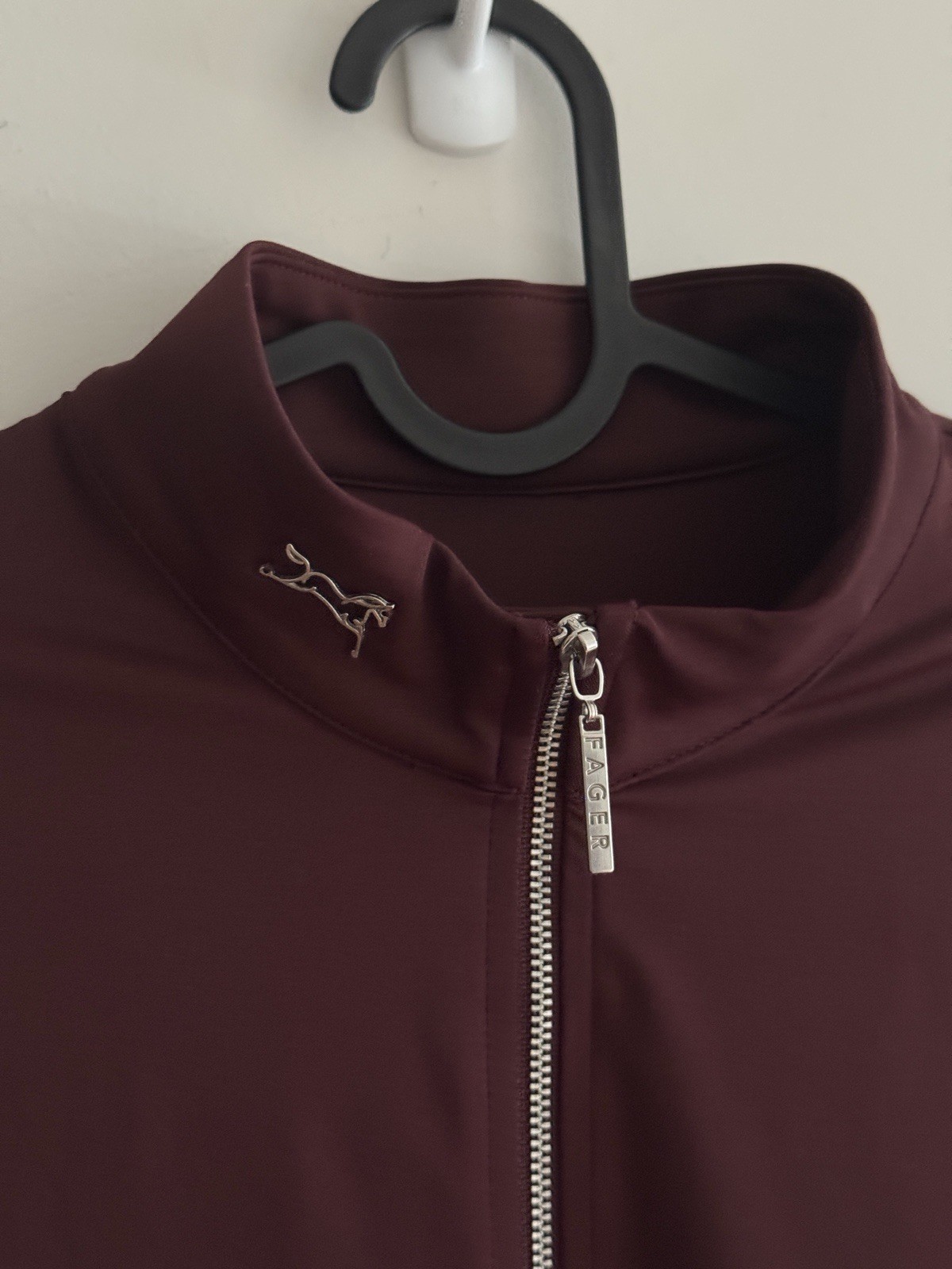 Fager Equestrian Emma Base Layer Womens Large Burgundy Riding Top