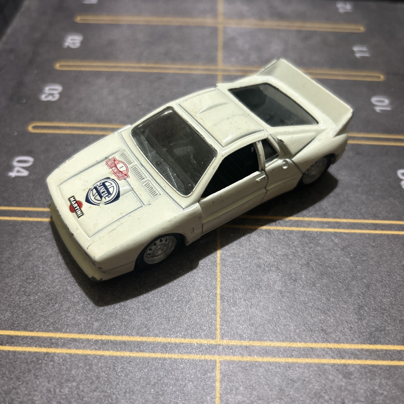 Modellino Solido Lancia Rally 037 Scala 1/43 Vintage Made in Portugal N. 1205