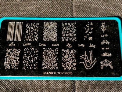 Maniology Starter Kit Stamping 013 P012 And Bonus! Shapes & French Edges 052