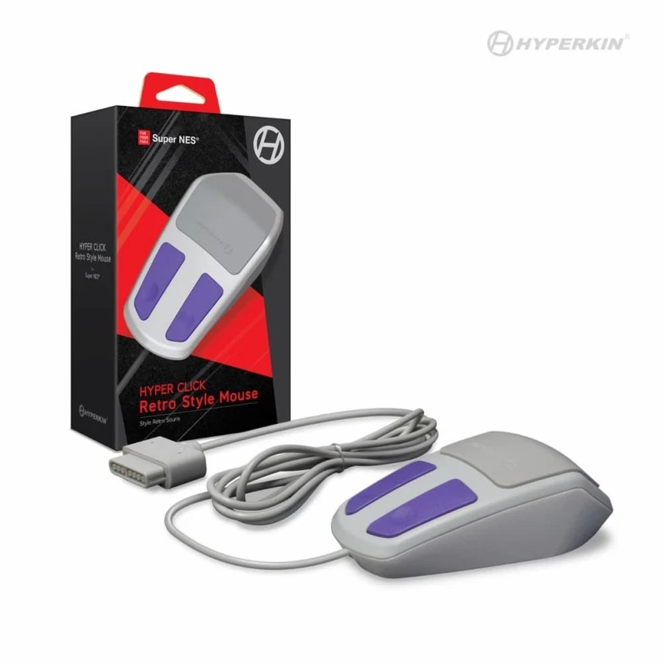 Hyperkin Hyper Click Retro Style Mouse🍯Nintendo SNES Controller Adapter System - Image 2 of 4