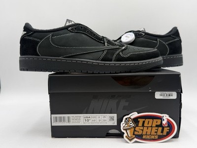 DS New Nike Air Jordan Retro 1 Low Travis Scott SP Black Phantom 2022 Size 10.5 