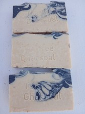 TEA TREE CHARCOAL GOAT MILK SOAP HAPPY GOAT CREAMERY FREE SHIPPING BASIC DIRECT