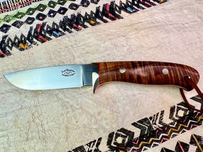 Owyhee 4 Curly Striped Hawaiian Koa Hunter Magnacut, 62 HRC (Custom)