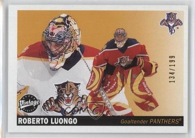 2002-03 Upper Deck Vintage Green Back 134/199 Roberto Luongo #111 HOF 01ly