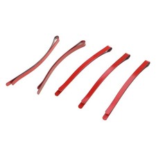 Red Hairpin Punk Metal Hair Side Clips Non Slip Bangs Hair Clips Bobby Pin