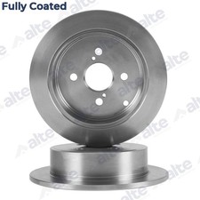 ALTE AUTOMOTIVE 2x Bremsscheibe hinten voll für Toyota Corolla Stufenheck E12 