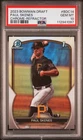 PAUL SKENES 2023 BOWMAN DRAFT CHROME REFRACTOR RC #BDC14 PSA 10 GEM MINT PIRATES