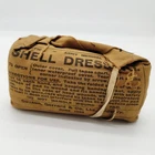 WW2 - 1940 DATED - SHELL DRESSING - BRITISH ARMY MILITARY - FIELD DRESSING WWII